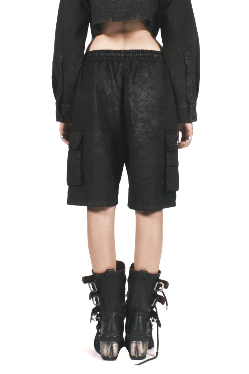 Gestructureerde Waxed Shorts - Editie 01