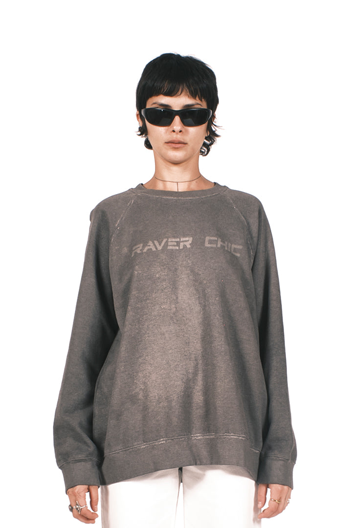 GREY CREWNECK SWEATSHIRT