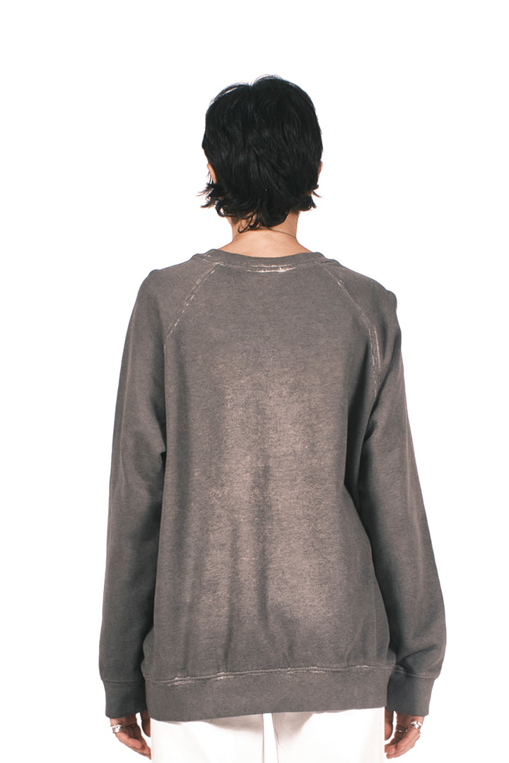 GREY CREWNECK SWEATSHIRT