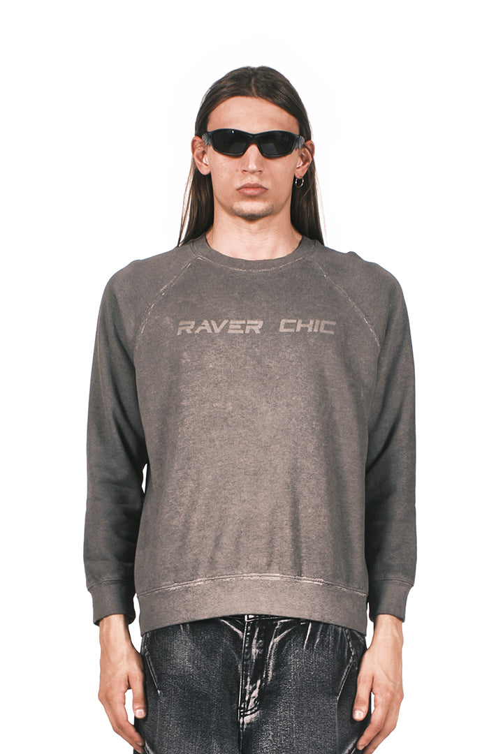 GREY CREWNECK SWEATSHIRT