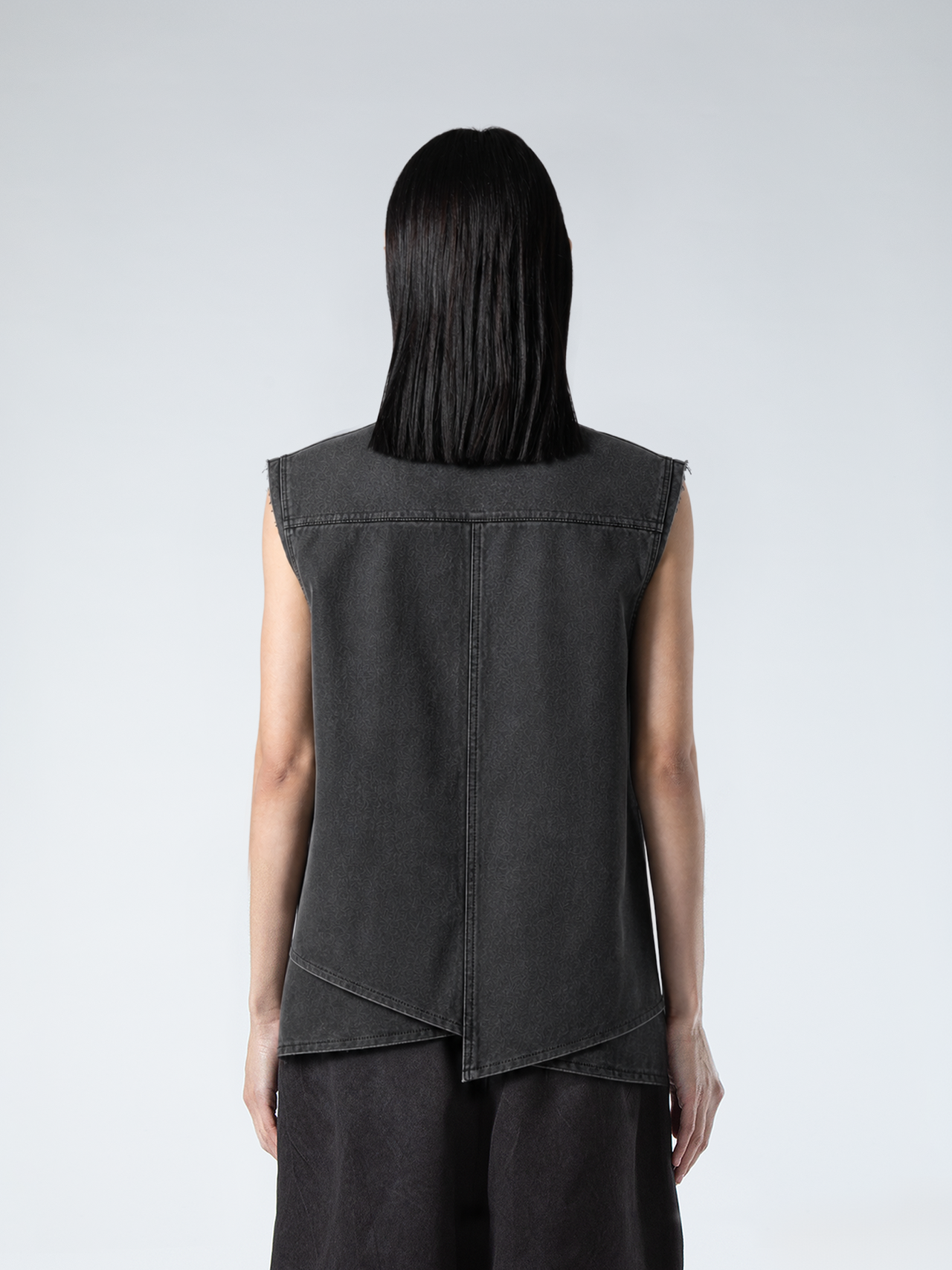 Modular Acid-wash jersey top - Edition 01