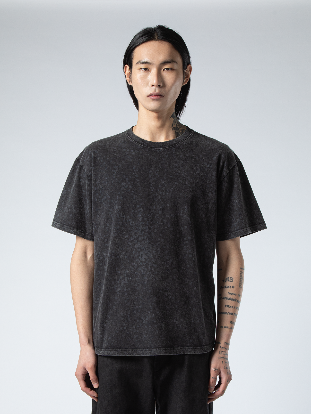 WAXED LASERED T-SHIRT