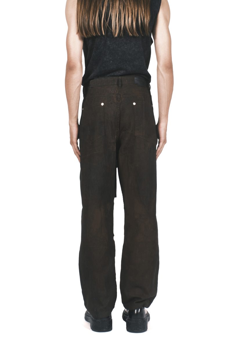 DARK BROWN CARGO PANTS