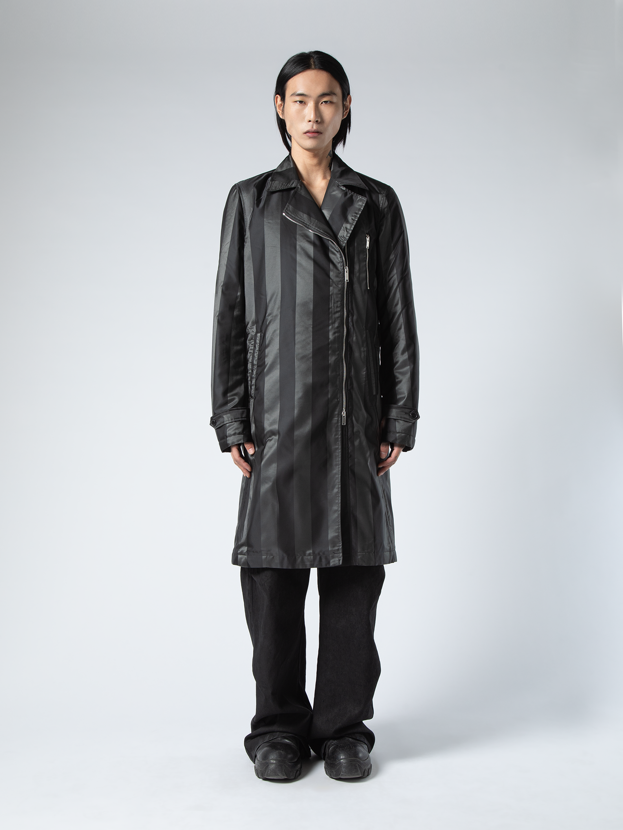 Structured Volume Striped Coat - Edition 01