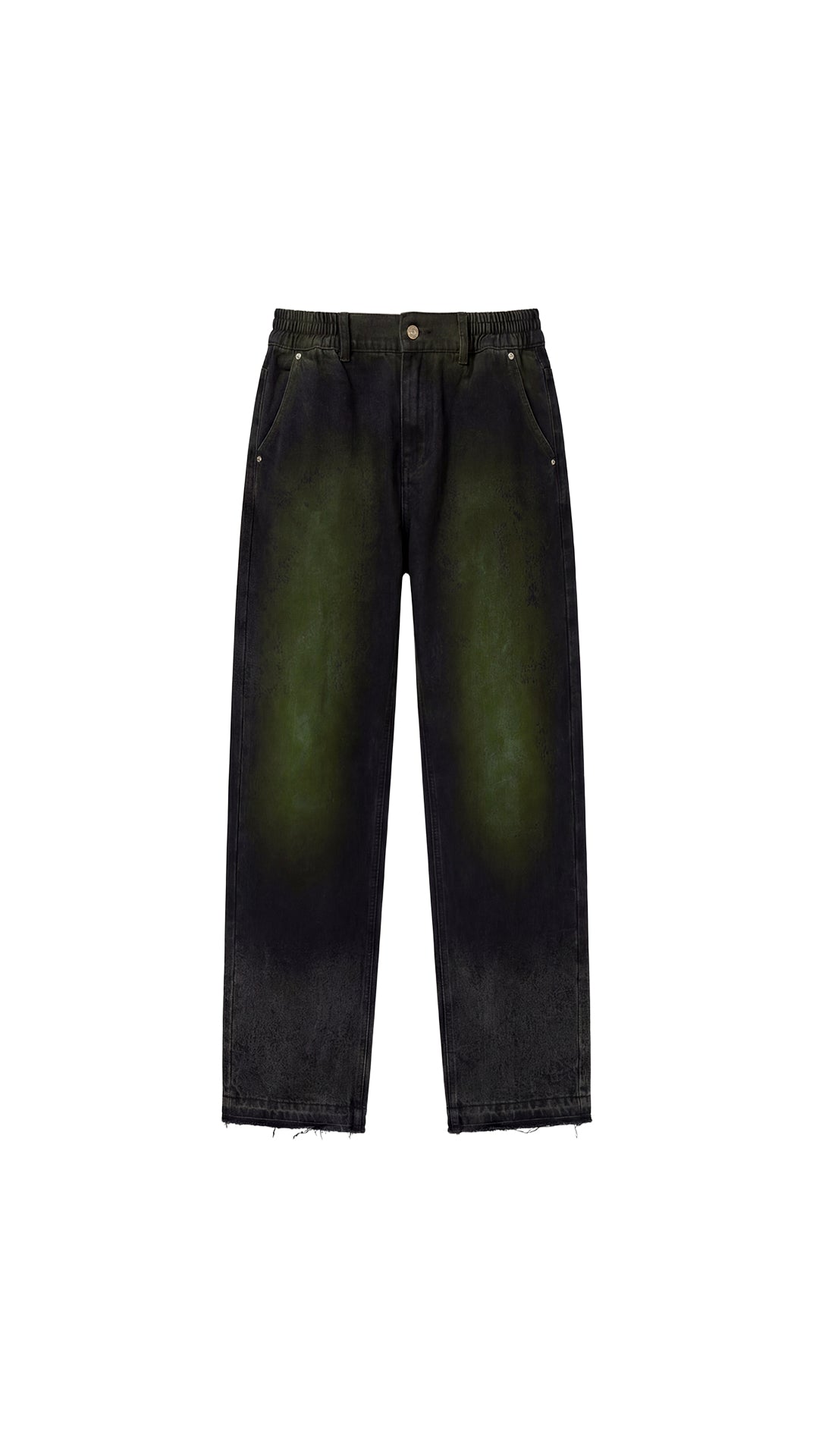 Distressed Lasered Sprayed Raw Pants - Edition 02
