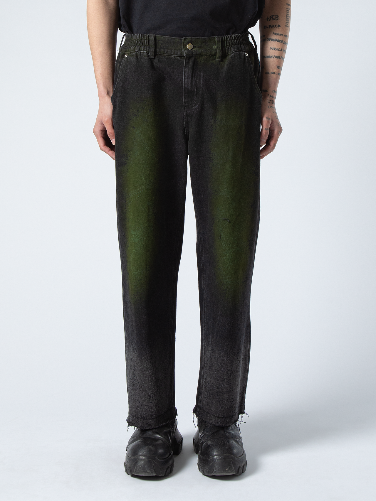 Raw Sprayed Core Denim Pants — Edition 01