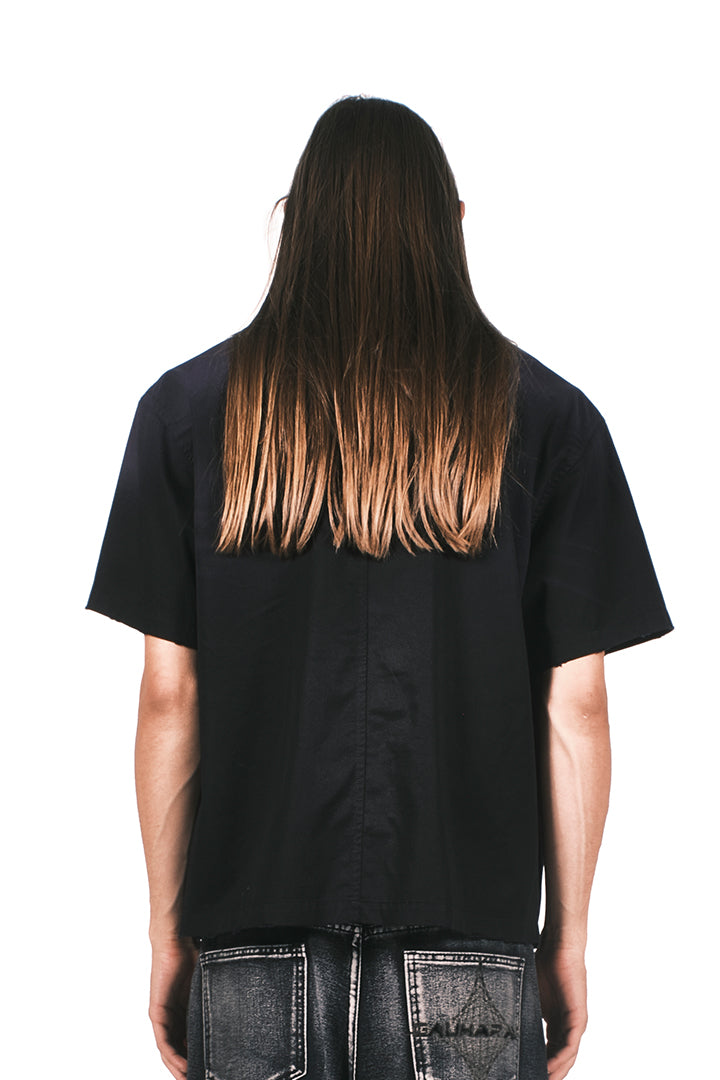 BLACK SHORT SLEEVES SHIRT