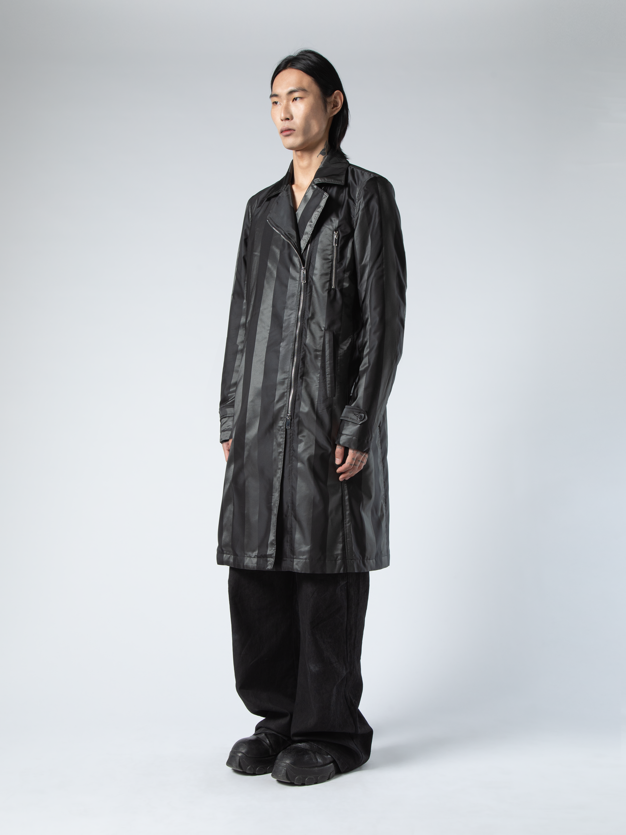 Structured Volume Striped Coat - Edition 01