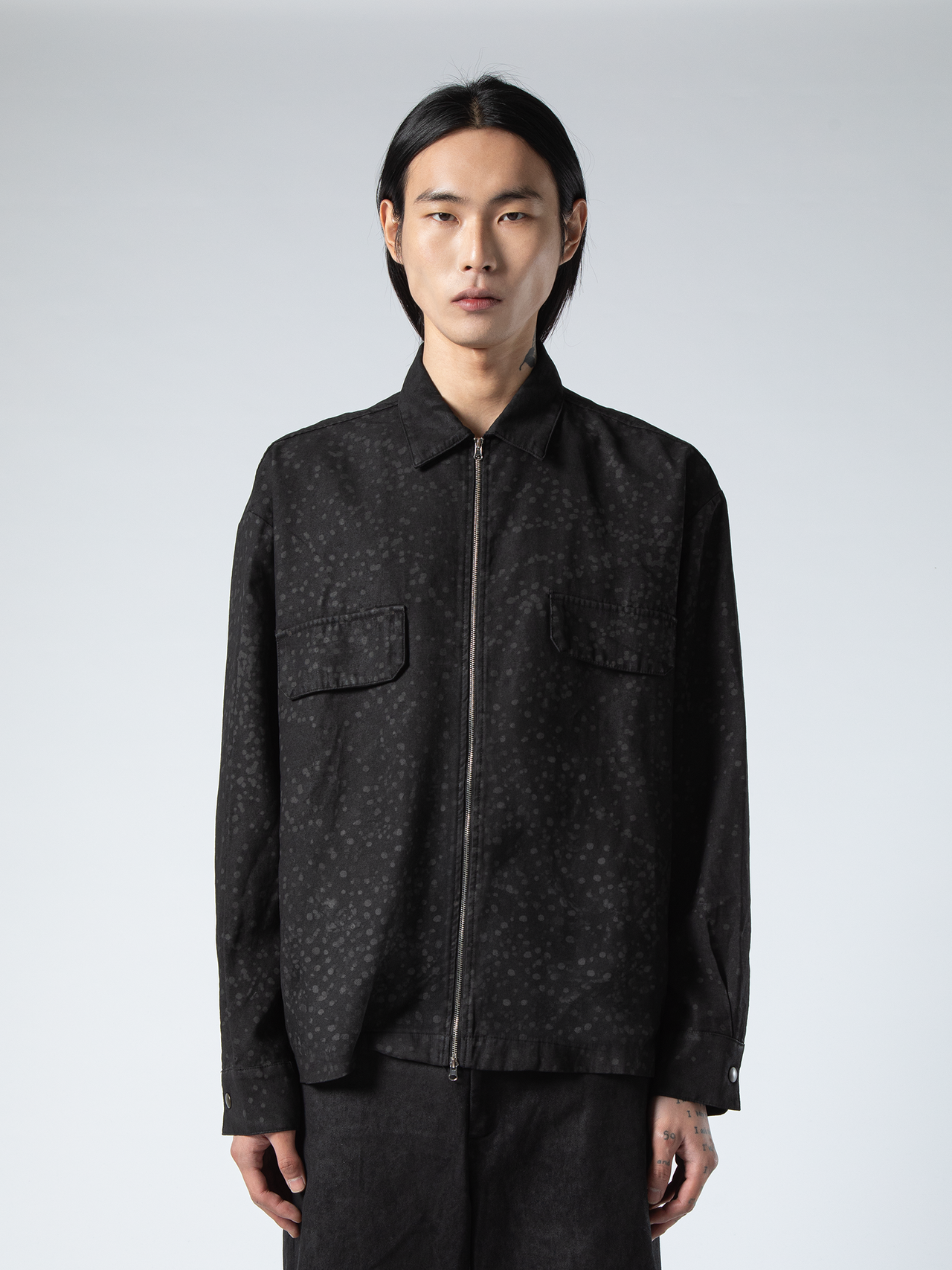 Lasered Flow Zip Shirt - Edition 01