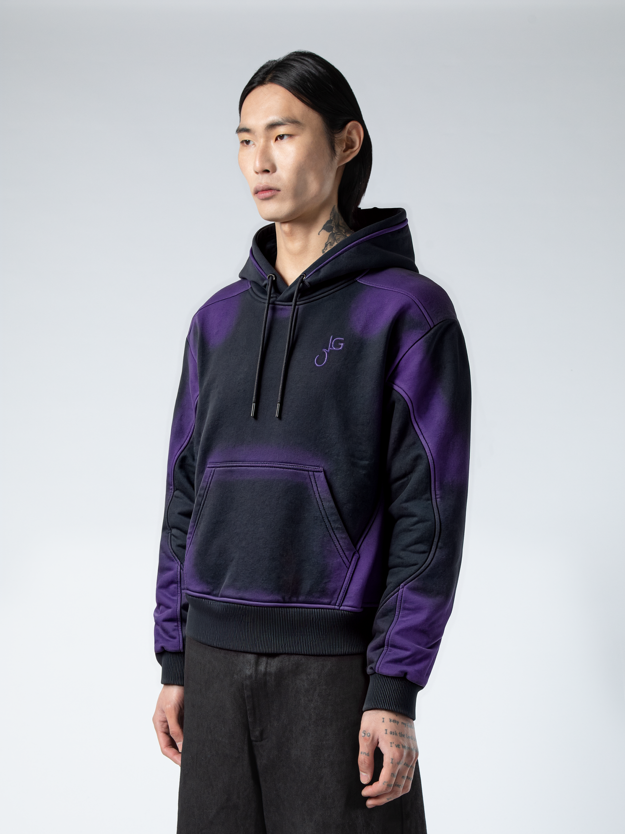 Distressed Sprayed Core Hoodie — Edition 01