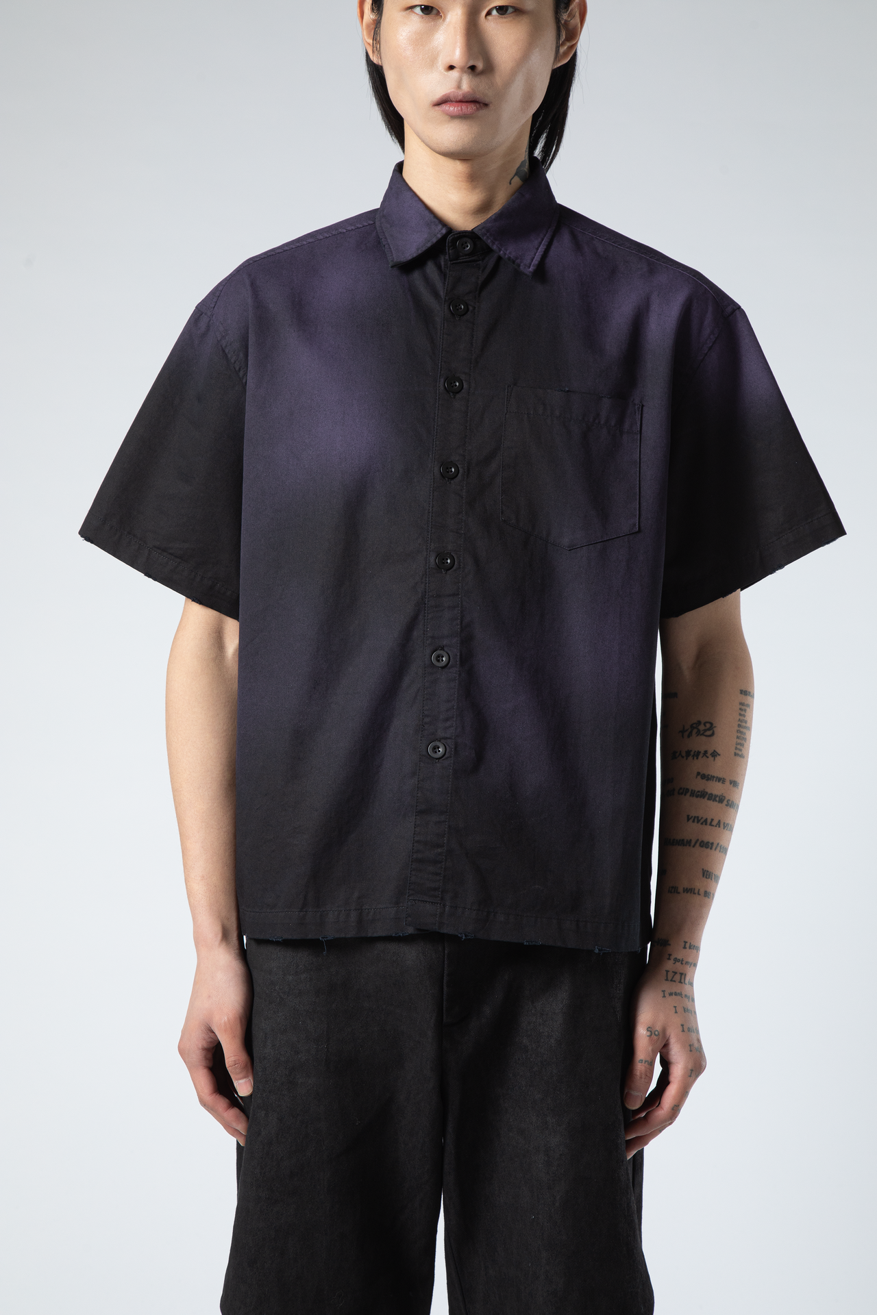 DERMATEX PURPLE SHORTSLEEVE SHIRT
