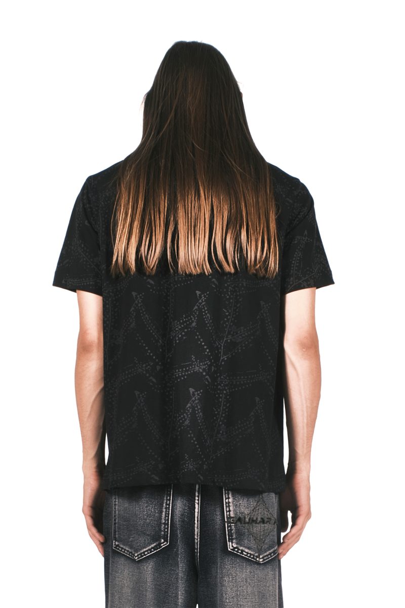 BLACK LEAVES T-SHIRT