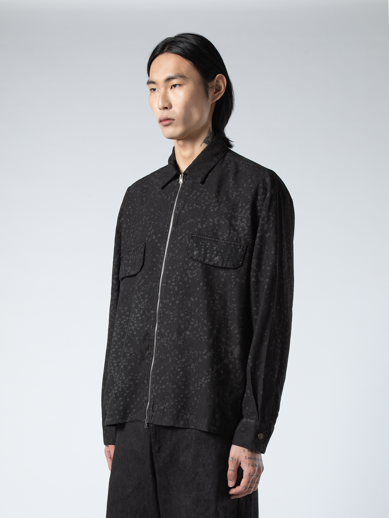 Lasered Flow Zip Shirt - Edition 01