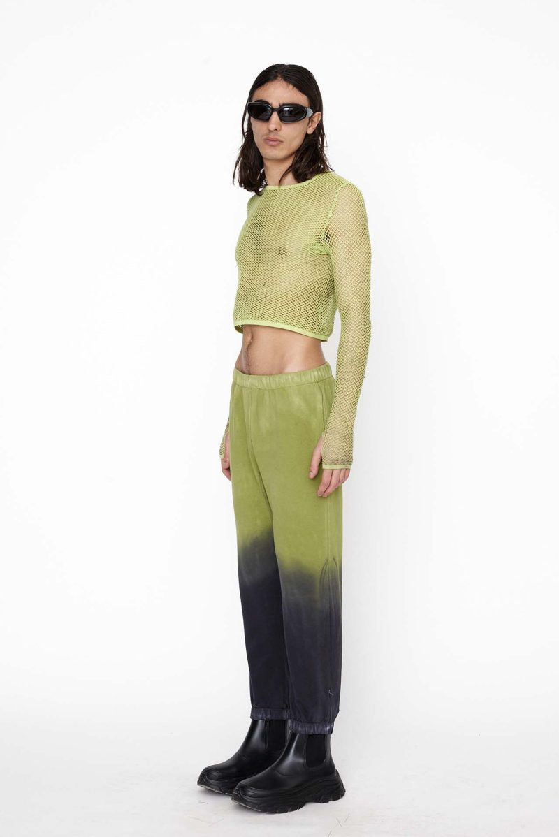 GAUHAR ALI ACID GREEN GYM PANTS