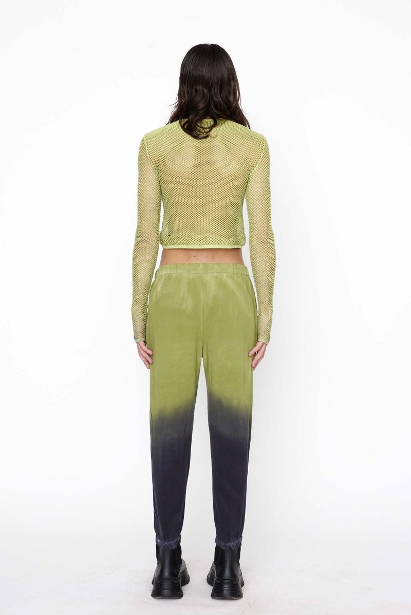 GAUHAR ALI ACID GREEN GYM PANTS