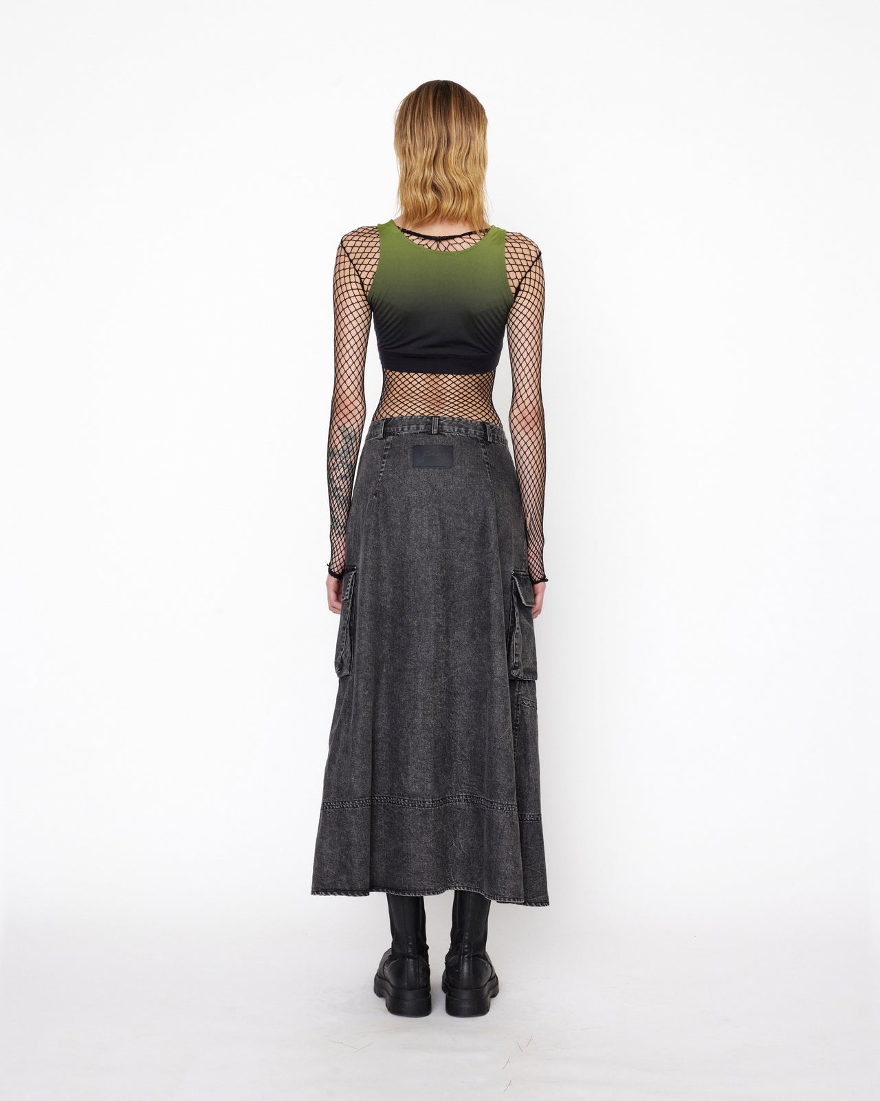 GAUHAR ALI DENIM SKIRT