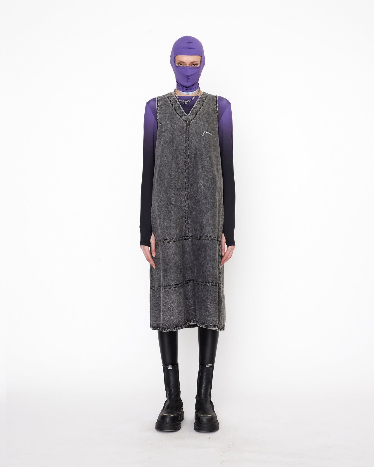 GAUHAR ALI DENIM DRESS