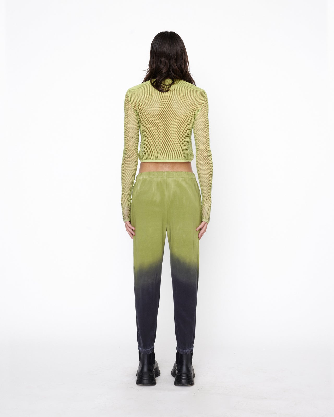 GAUHAR ALI ACID GREEN GYM PANTS
