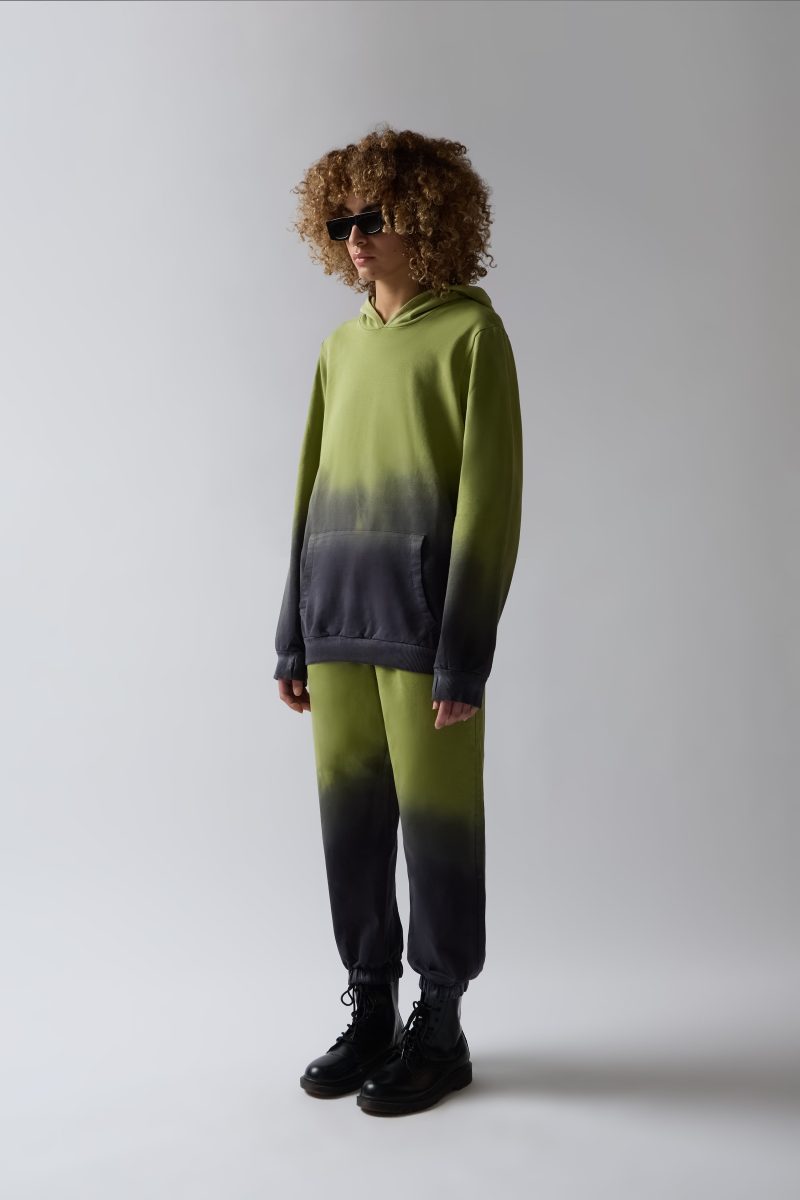 ACID GREEN GRADIENT HOODIE