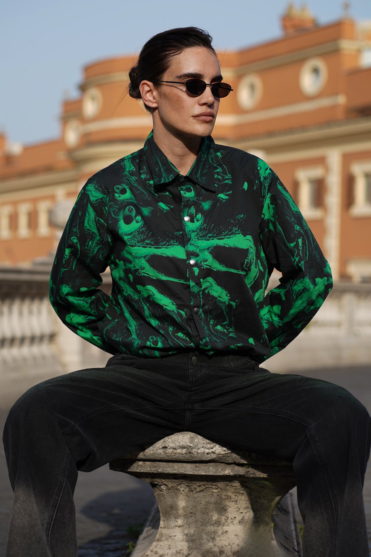 Camicia strutturata con stampa Core - Edizione 01
