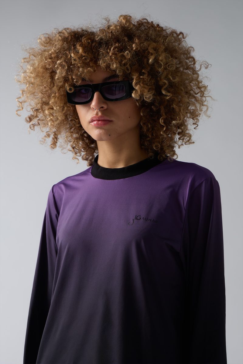 PURPLE GRADIENT LONGSLEEVE SHIRT