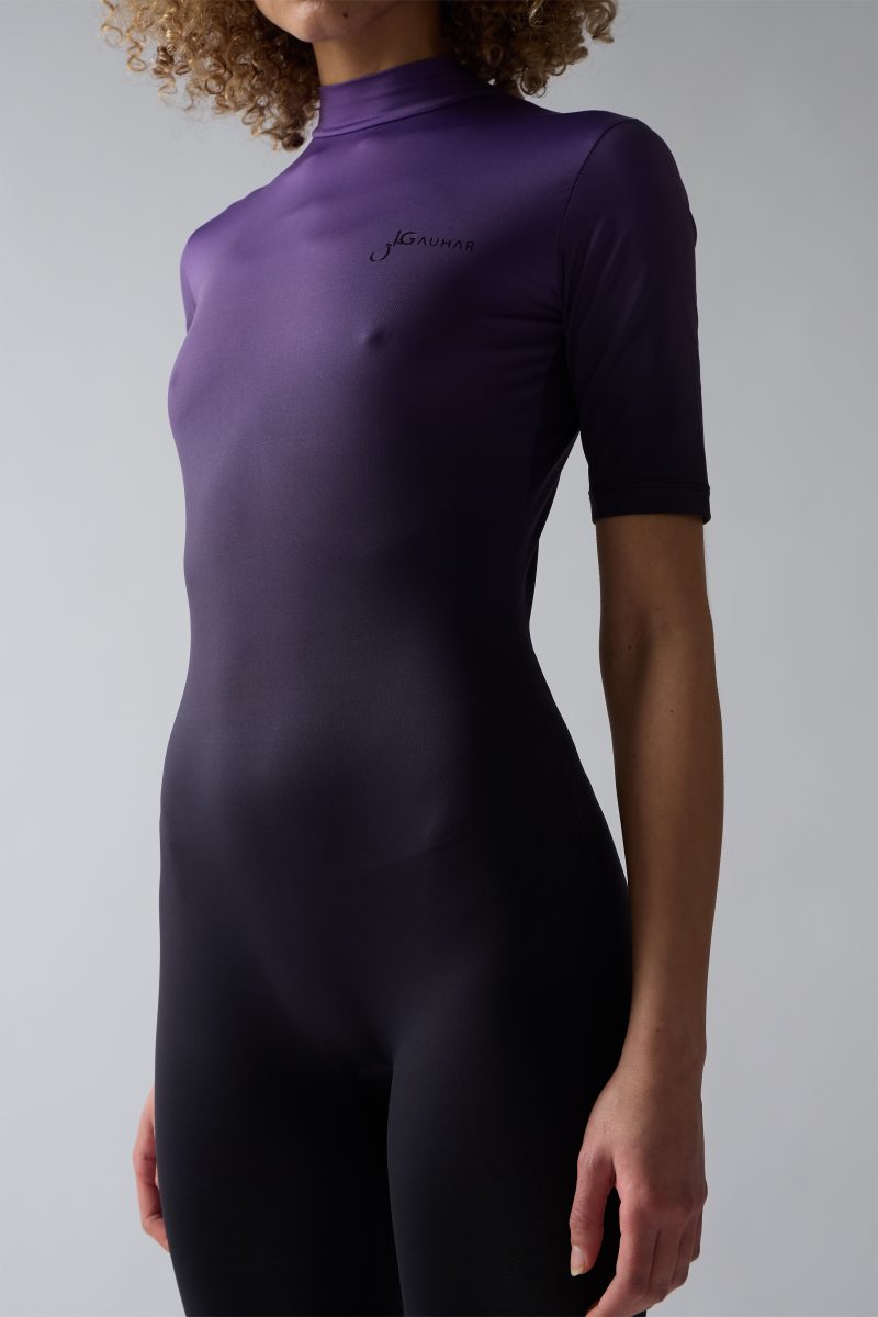 PURPLE GRADIENT RUNNING SUIT