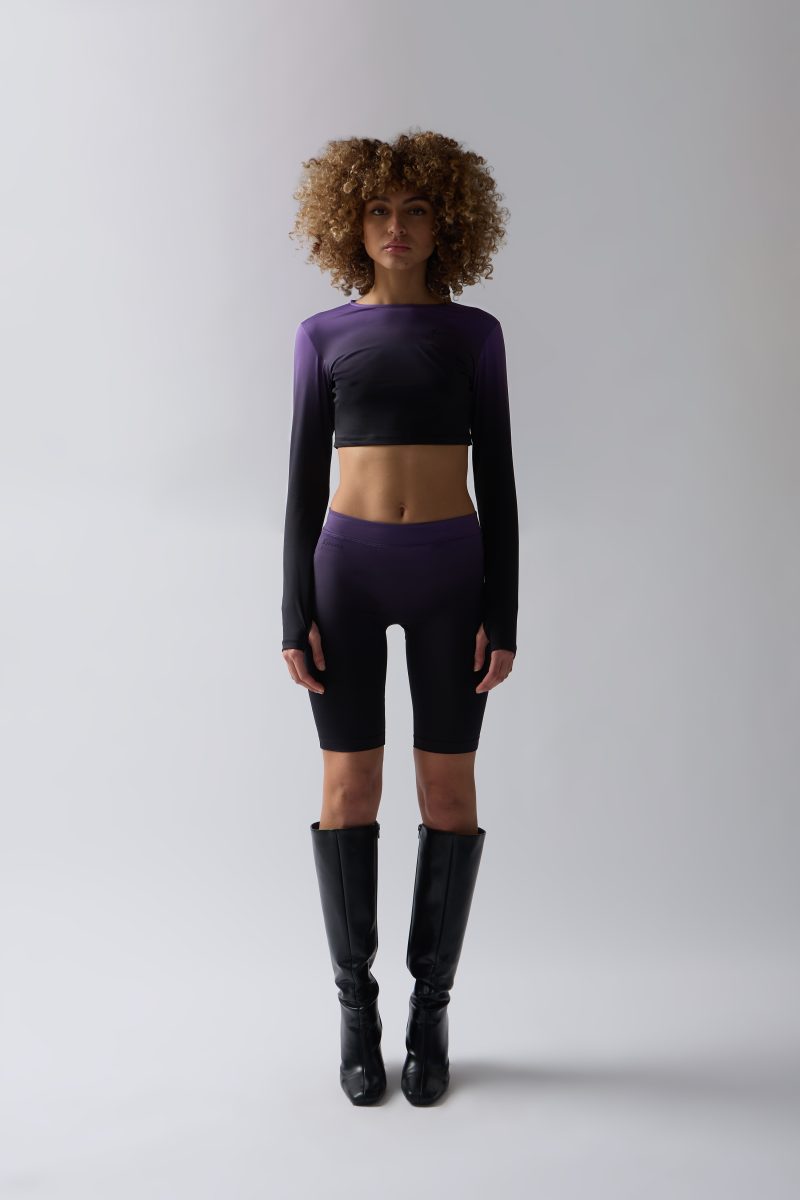 GRADIENT PURPLE LONGSLEEVE TOP