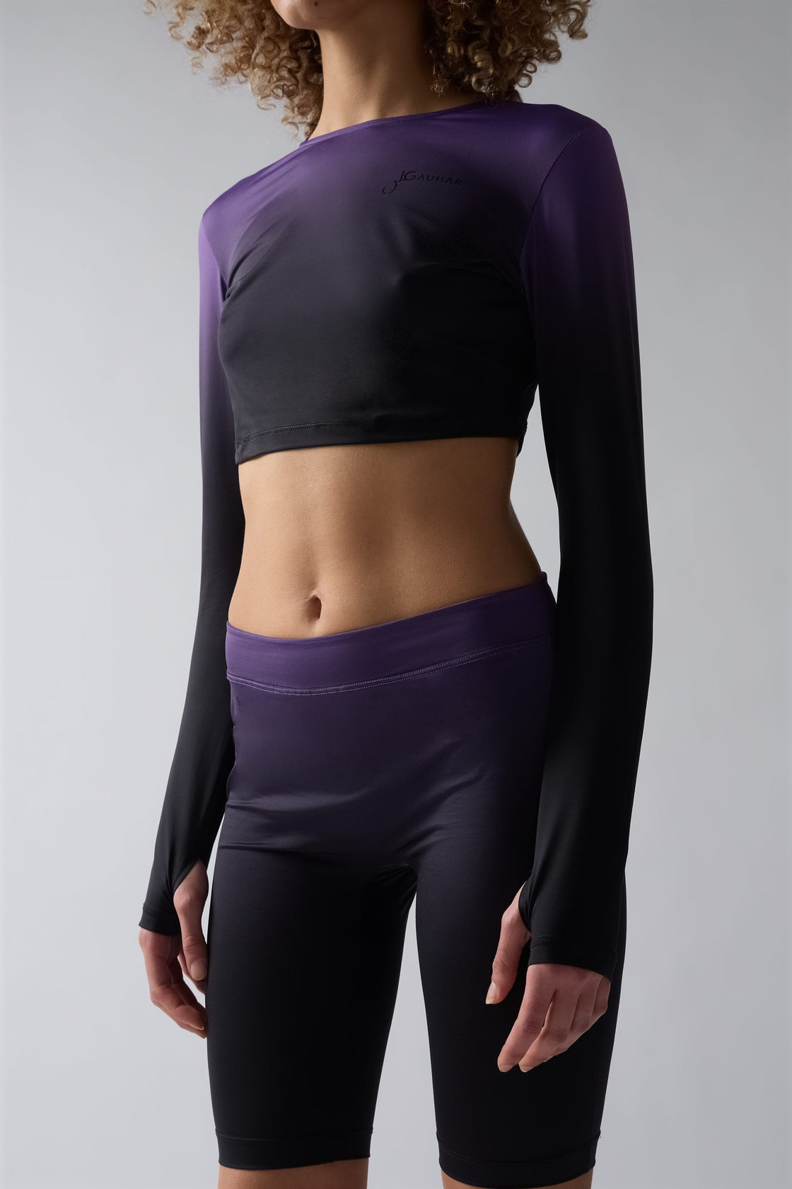 GRADIENT PURPLE LONGSLEEVE TOP